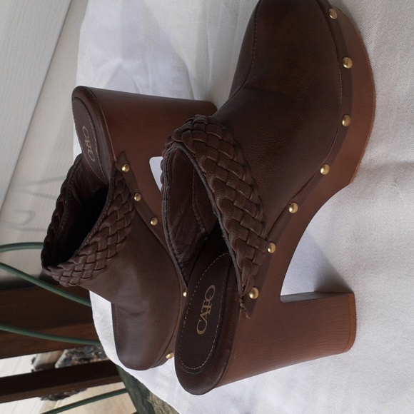 Vintage Cato platform clog shoes with bling size 8M - Picture 4 of 10